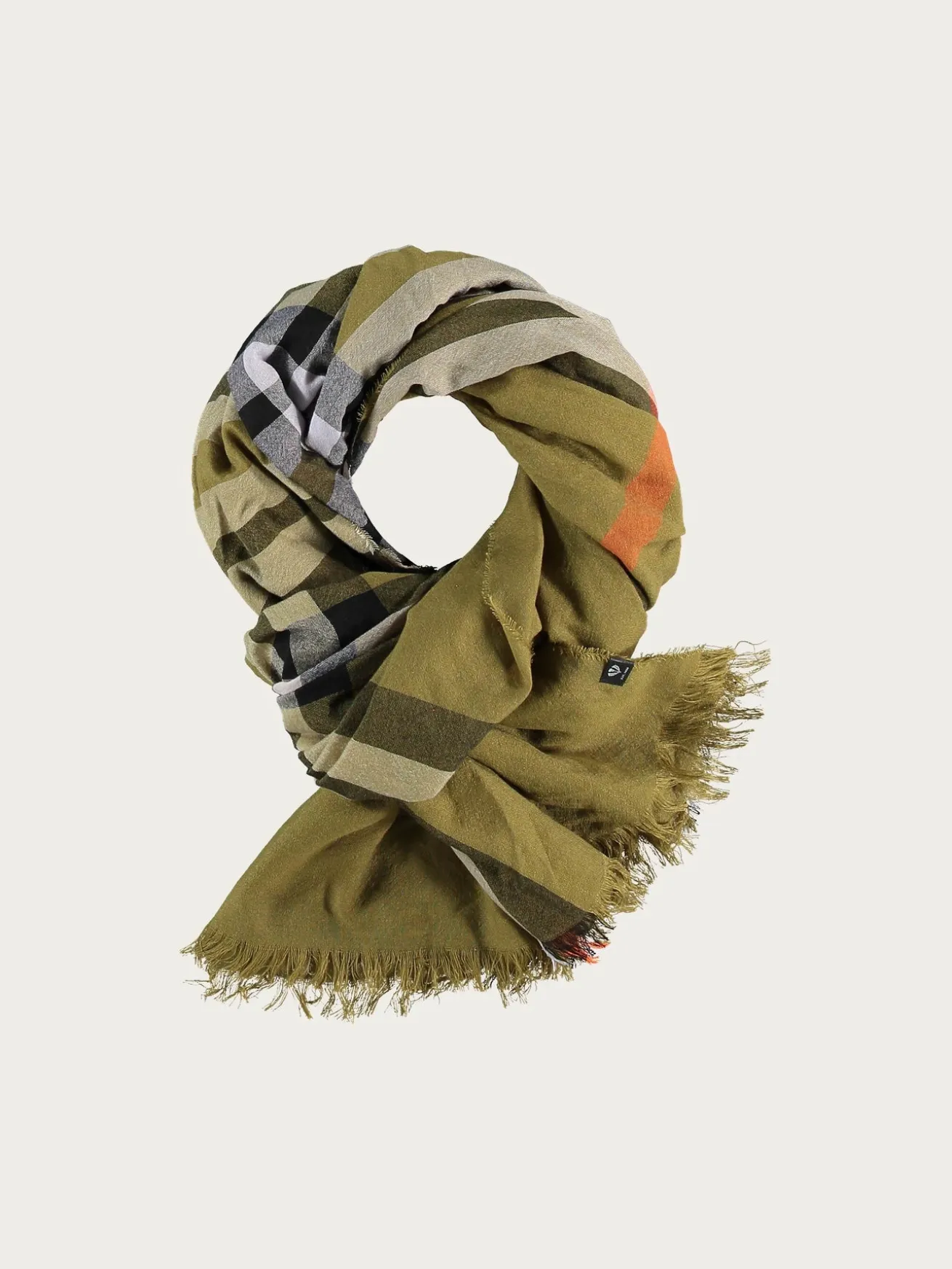Sustainability Edition - Leichte Stola mit FRAAS Plaid Karo
