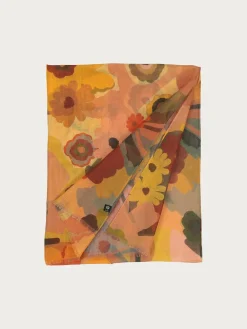 Sustainability Edition - Leichter Schal mit floralem Design