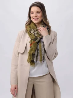 Sustainability Edition - Leichte Stola mit FRAAS Plaid Karo