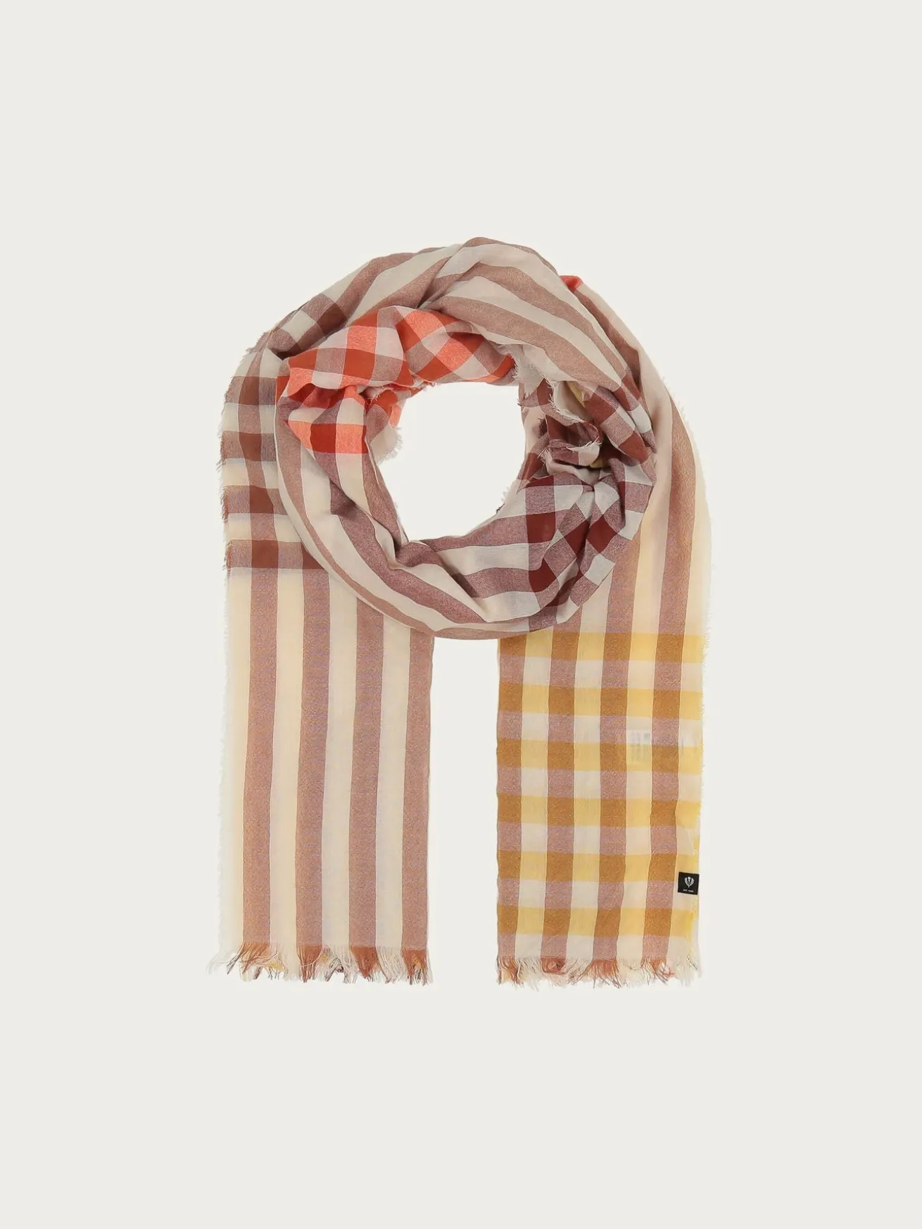 Sustainability Editon - Leichte Stola mit Karo-Design
