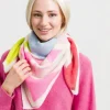 Tuch mit Herz-Design aus reiner Wolle