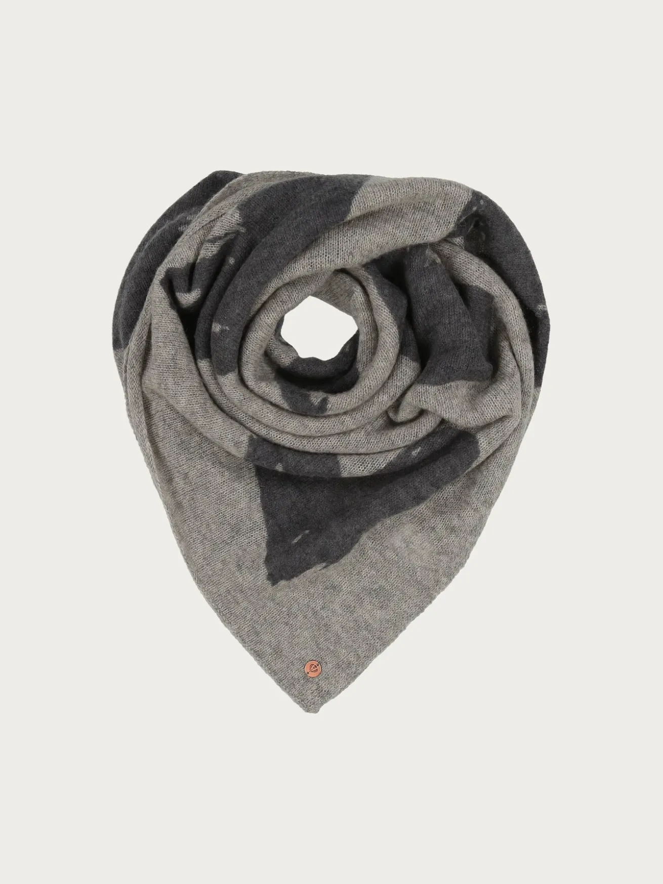 Tuch mit Herz-Design aus reiner Wolle