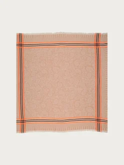 Tuch mit Paisley-Muster in Wollmischung