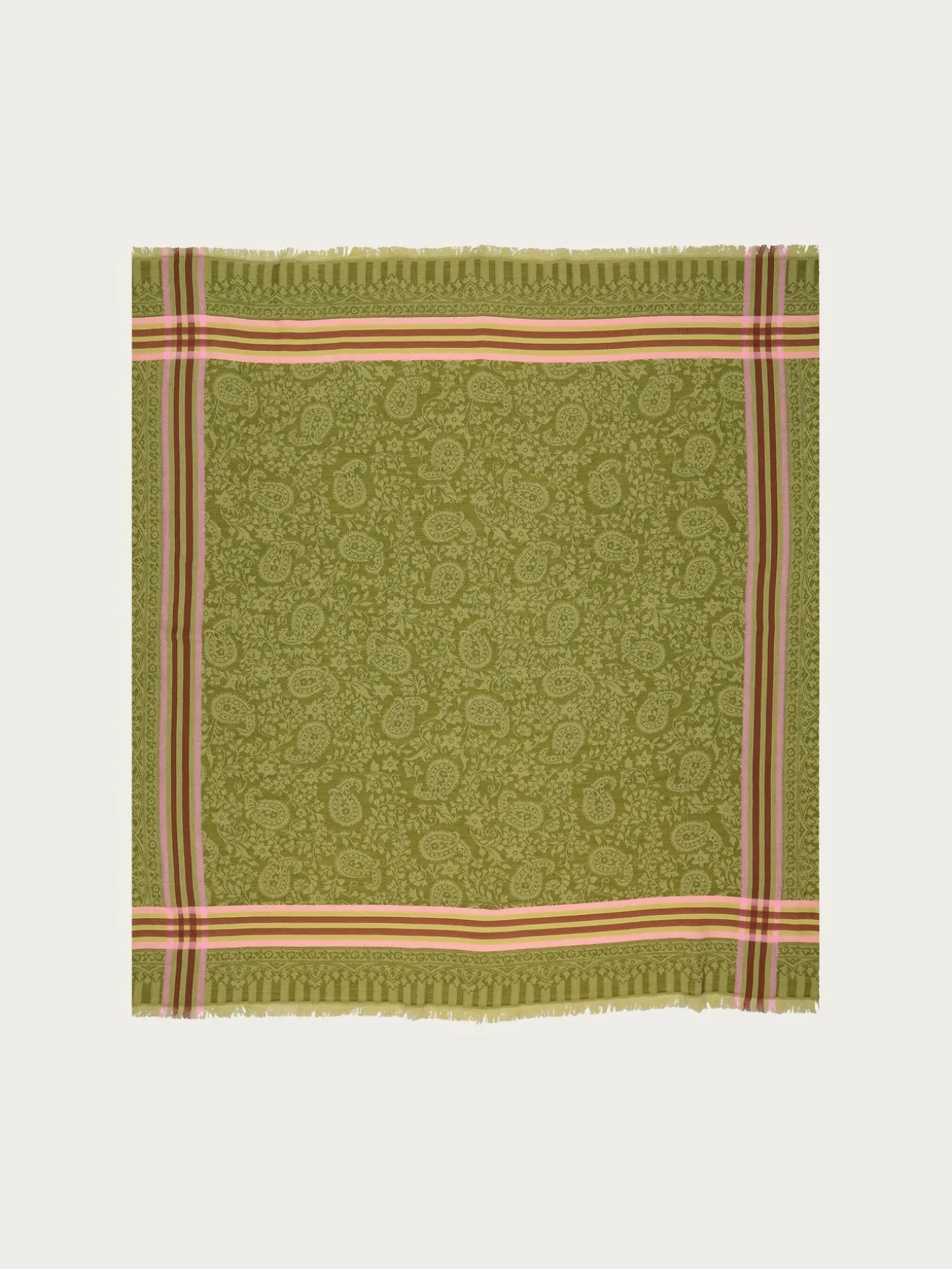 Tuch mit Paisley-Muster in Wollmischung