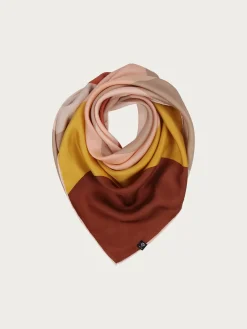 Tuch mit Wellen-Design aus reiner Seide