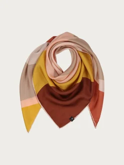 Tuch mit Wellen-Design aus reiner Seide