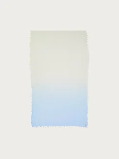 Wollschal im Ombré-Design