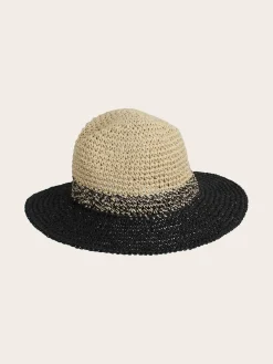 Zweifarbiger Loevenich Fedora aus Papier