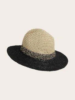 Zweifarbiger Loevenich Fedora aus Papier
