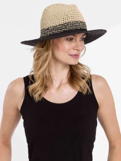 Zweifarbiger Loevenich Fedora aus Papier