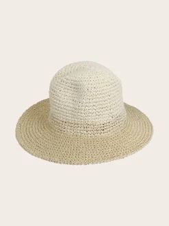 Zweifarbiger Loevenich Fedora aus Papier