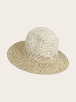 Zweifarbiger Loevenich Fedora aus Papier